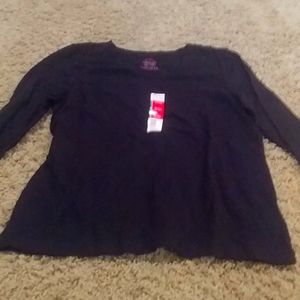 Black Children's XL Faded Glory Long Sleeve Shirt